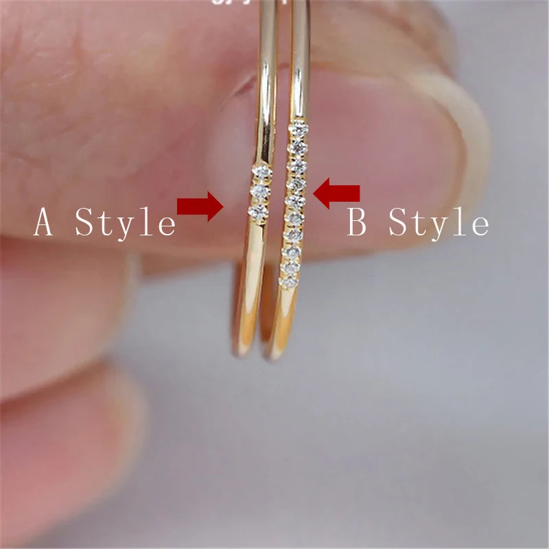 14K Gold Filled Zircon Rings Knuckle Rings Boho Jewelry Anillos Mujer Bague Femme Minimalism Anelli Donna Aneis Ring for Women