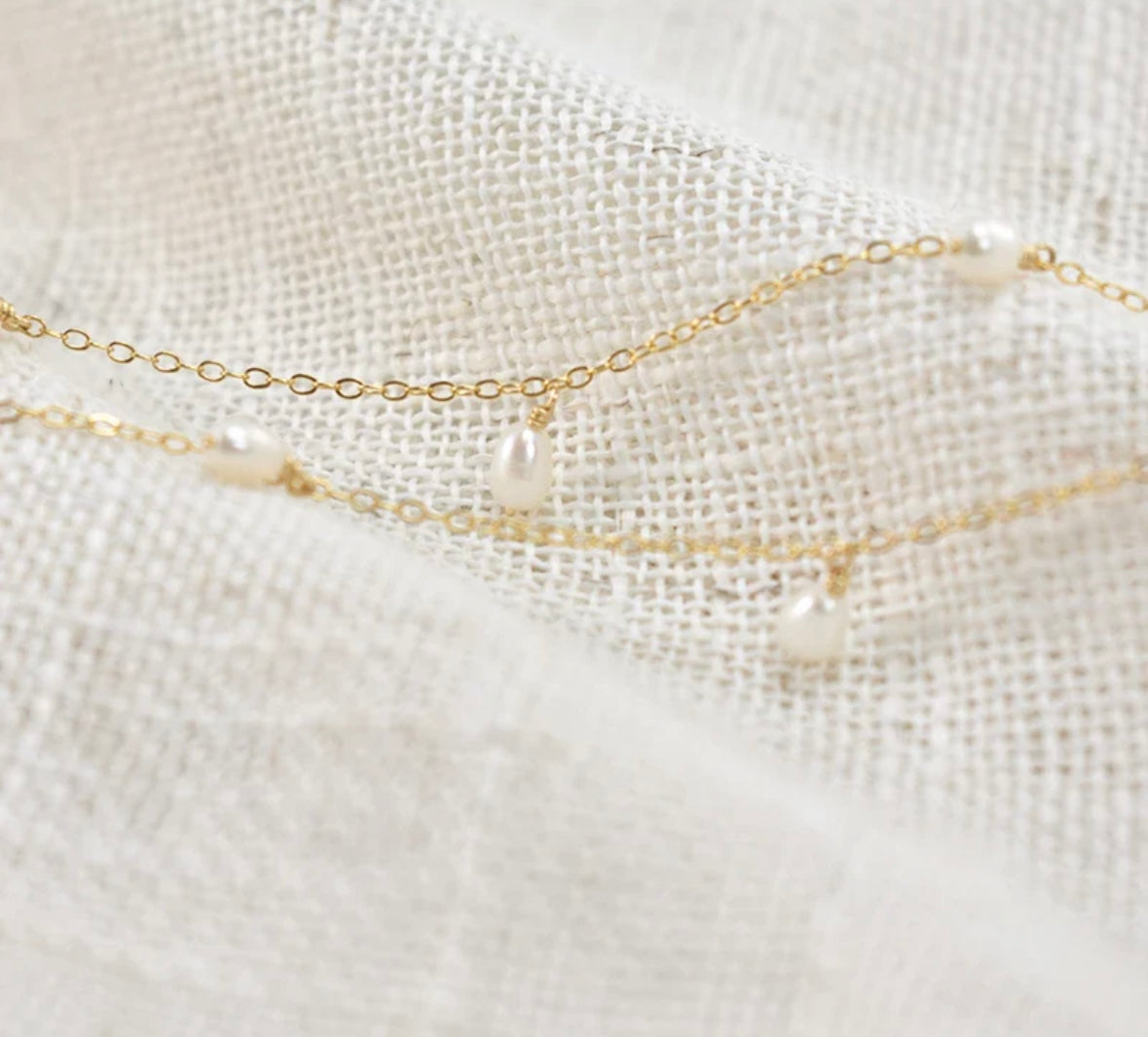 Collier Femme Perles Naturelles – 14K Gold Filled Choker Handmade | Bijoux Bohème