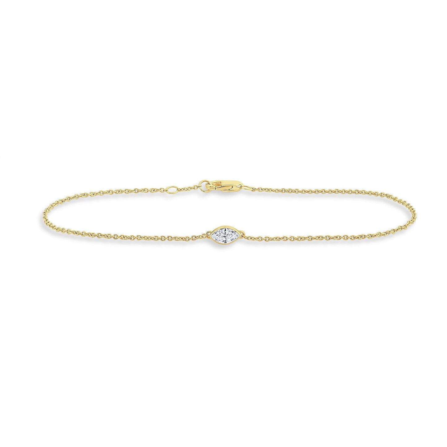 0.20ct Laboratory Grown Marquise Cut Bracelet