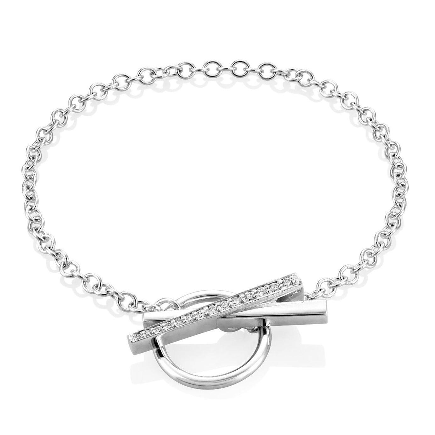 Diamond Single Row Bracelet