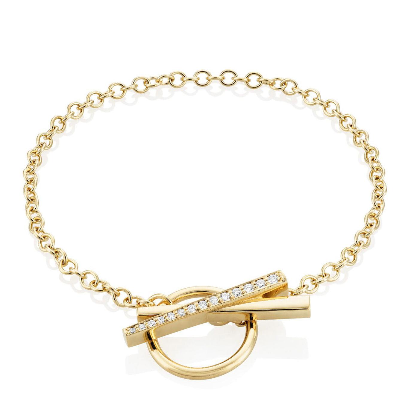 Diamond Single Row Bracelet