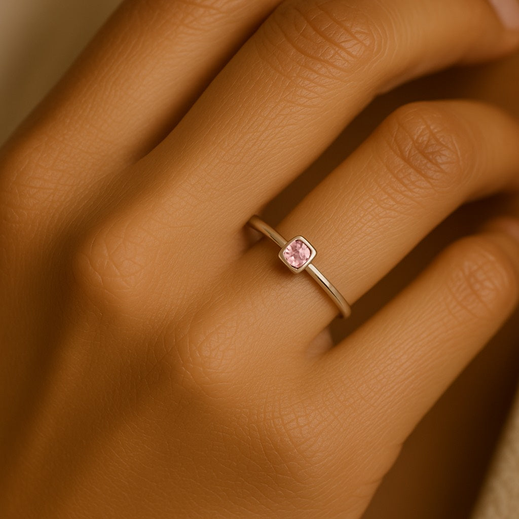 Created Emerald VVS Bague Rings 925 Sterling Silver Stackable Ring for Women Green Gemstone Joyas De Plata 925 Mujer