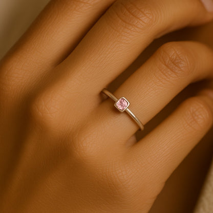 Created Emerald VVS Bague Rings 925 Sterling Silver Stackable Ring for Women Green Gemstone Joyas De Plata 925 Mujer