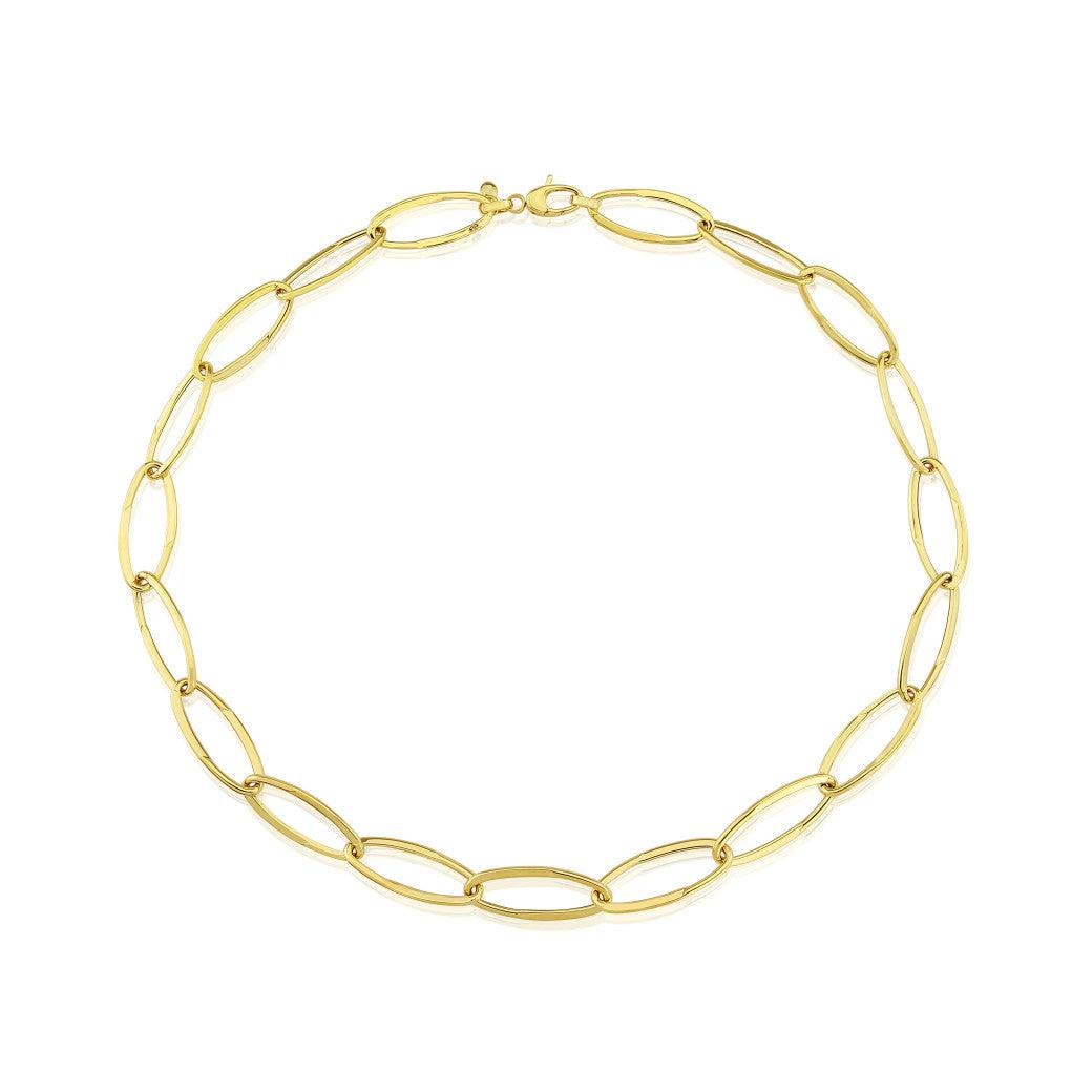 Yellow Gold Link Necklace