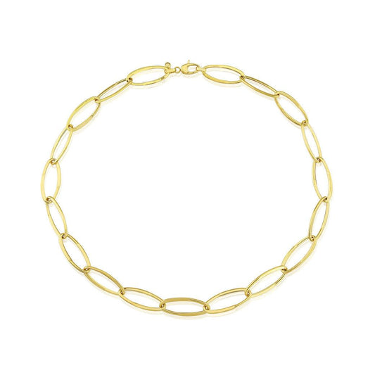Yellow Gold Link Necklace