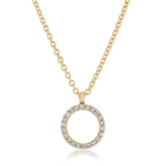 Circle Diamond Pendant