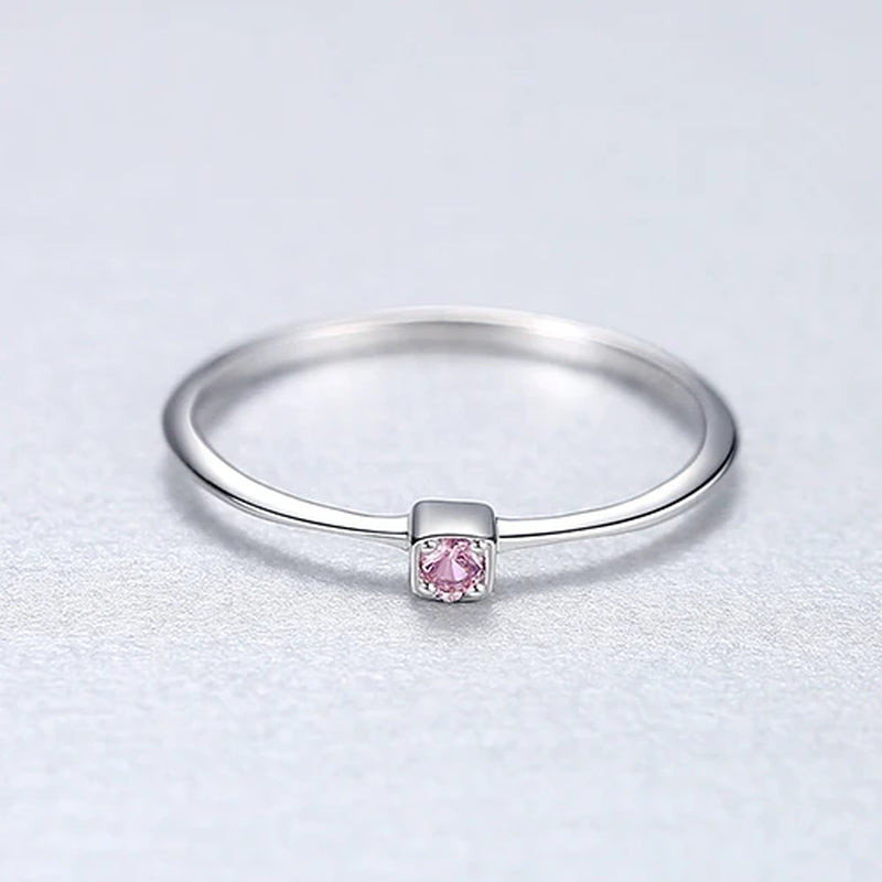 Created Emerald VVS Bague Rings 925 Sterling Silver Stackable Ring for Women Green Gemstone Joyas De Plata 925 Mujer