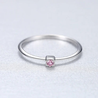 Created Emerald VVS Bague Rings 925 Sterling Silver Stackable Ring for Women Green Gemstone Joyas De Plata 925 Mujer