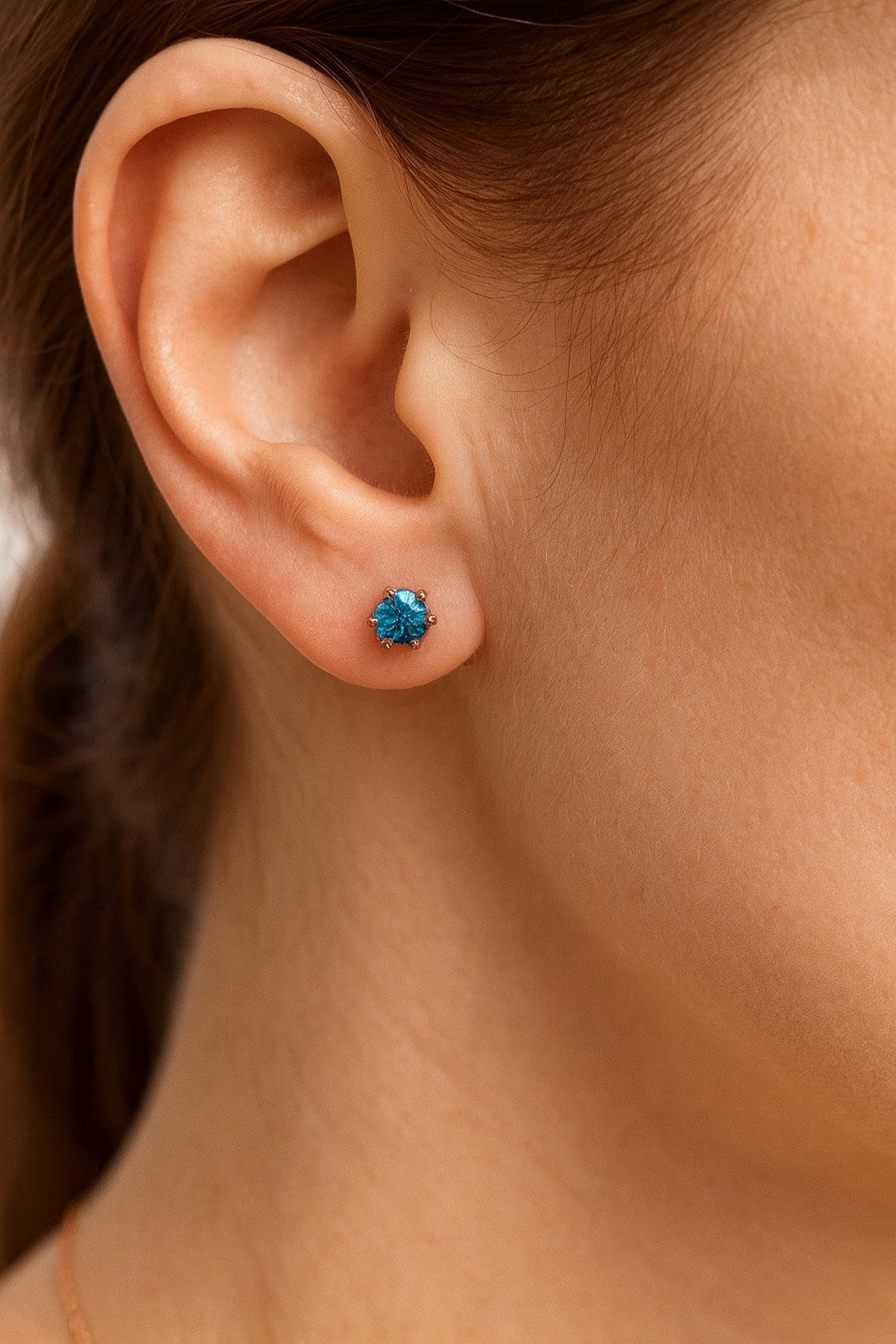 Boucles d’Oreilles en Diamant Certifiée GRA | 0.5Ct & 1Ct D Color | Argent 925 Plaqué Or | Bijoux de Mariage Haut de Gamme