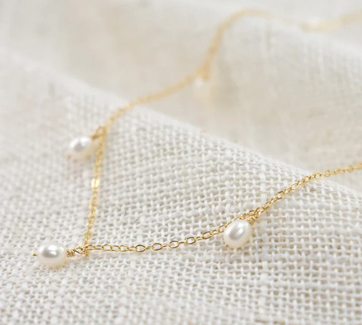 Collier Femme Perles Naturelles – 14K Gold Filled Choker Handmade | Bijoux Bohème