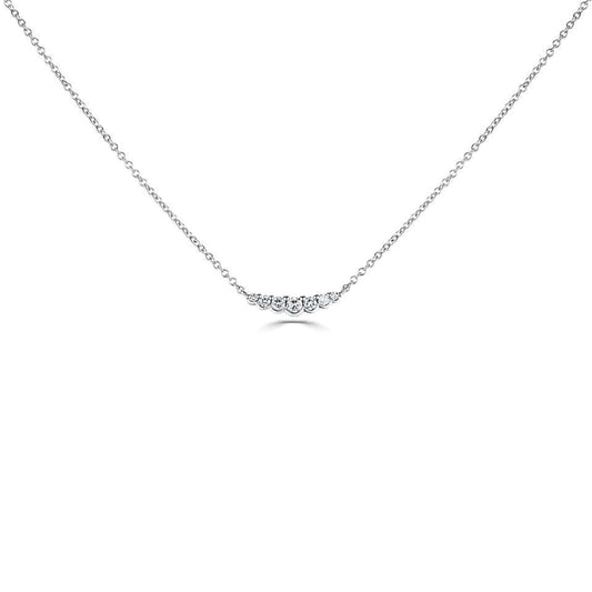 White Gold Diamond Set Necklace