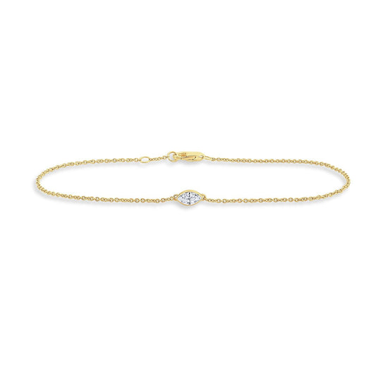0.20ct Laboratory Grown Marquise Cut Bracelet