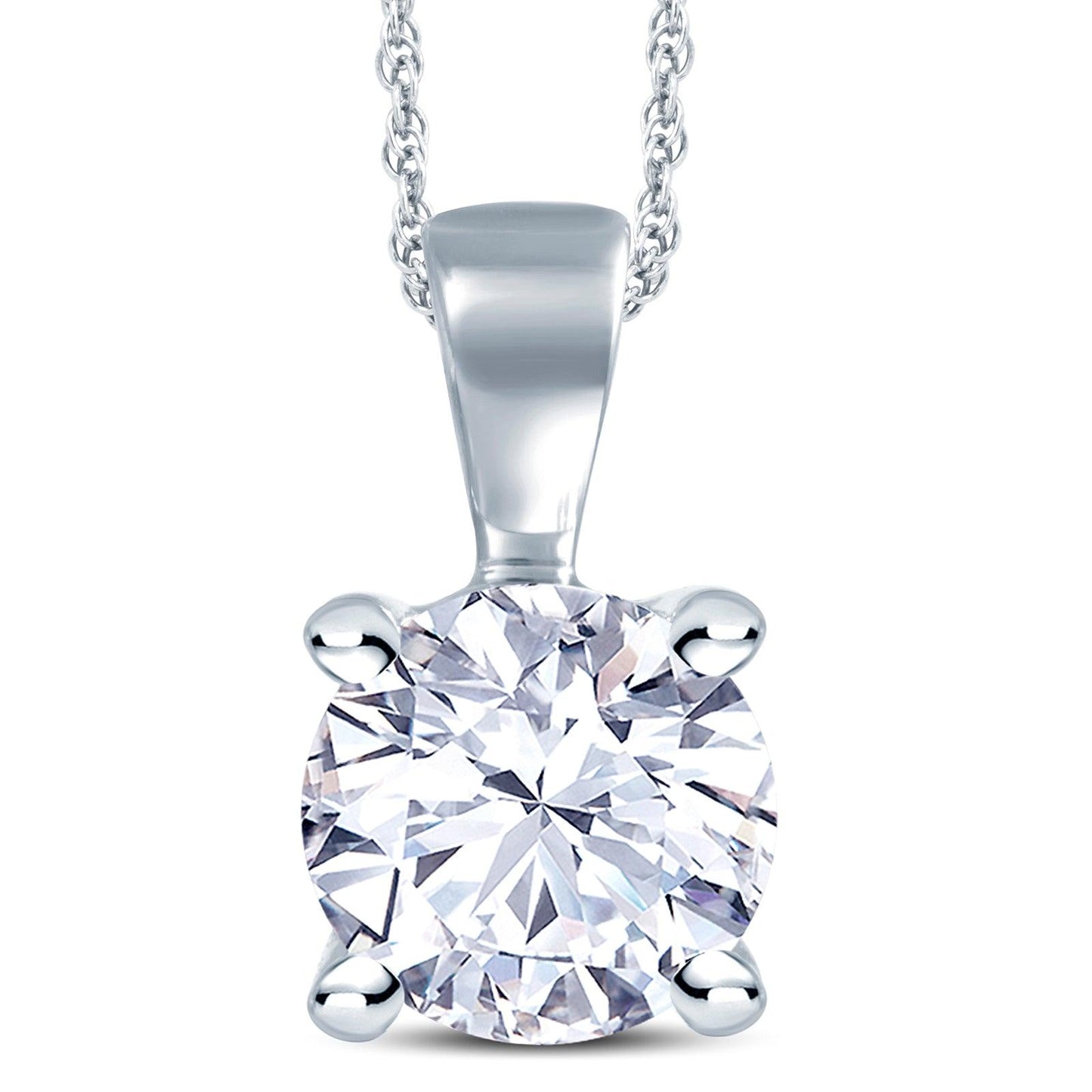 White Gold Diamond Pendant